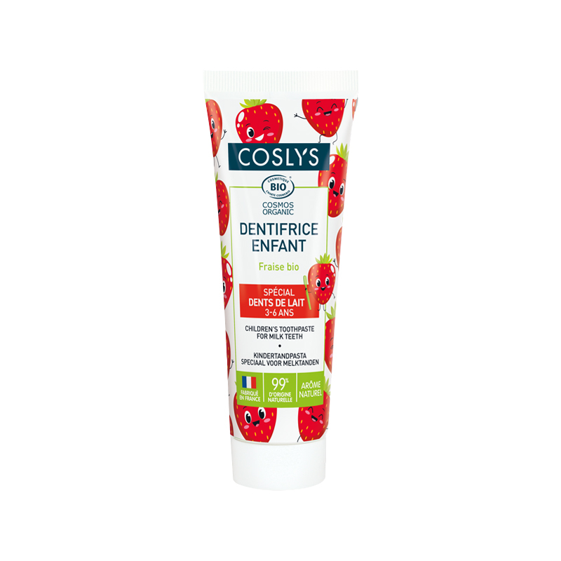 Dentifrice enfant à la fraise bio - 50ml