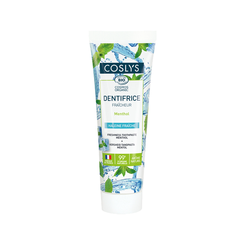 Dentifrice fraîcheur au menthol bio - 100g
