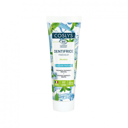Dentifrice fraîcheur au menthol bio - 100g