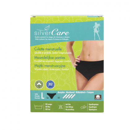 Culotte menstruelle en coton bio - Taille L