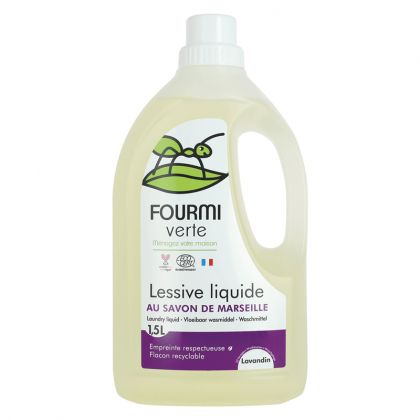Lessive liquide au savon de Marseille - 1,5L