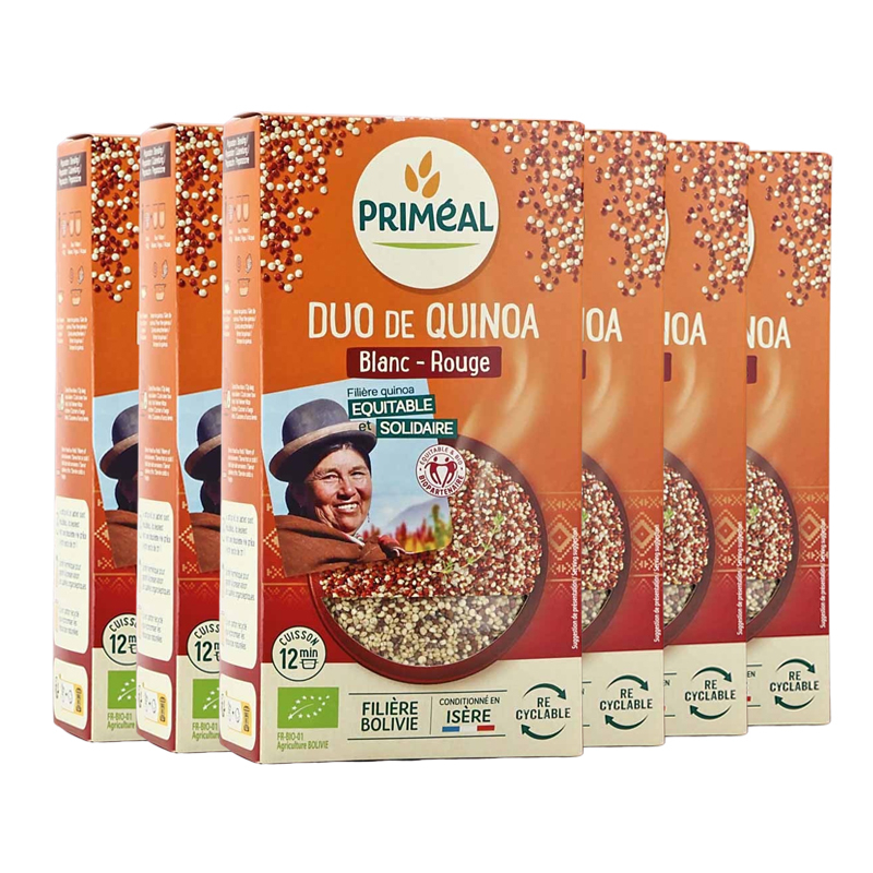Duo de quinoas bio - Lot de 6x500g