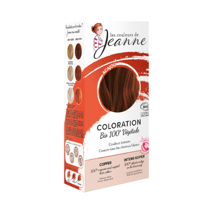 Coloration végétale bio - Acajou - 2x50g