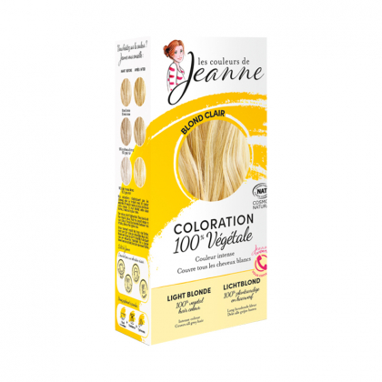 Coloration végétale bio - Blond clair - 2x50g