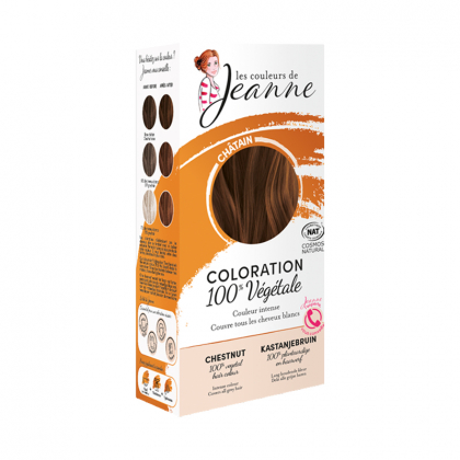 Coloration végétale bio - Châtain - 2x50g
