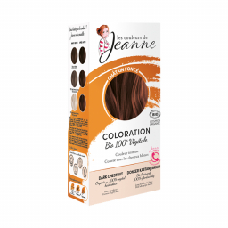 Coloration végétale bio - Châtain foncé - 2x50g
