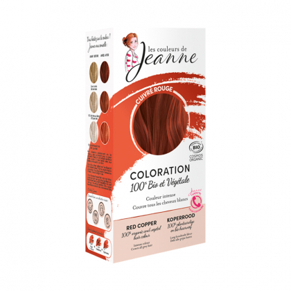 Coloration végétale bio - Cuivré rouge - 2x50g