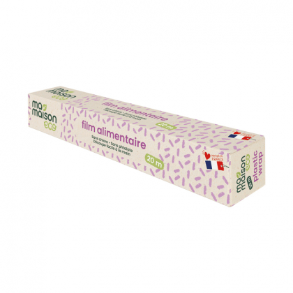 Film alimentaire 100% recyclable sans chlore - 20m