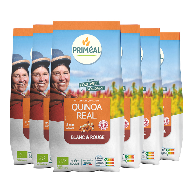 Duo de quinoas bio - Lot de 6x500g
