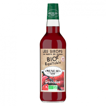 Sirop de canne à la grenadine bio - 50cl