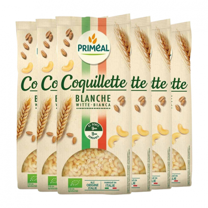 Coquillettes blanches bio origine Italie - 6x1kg