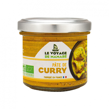 Pâte de curry jaune bio - 105g