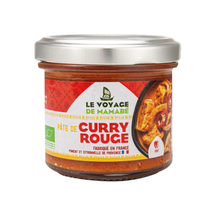 Pâte de curry rouge bio - 105g