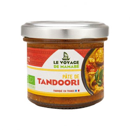 Pâte de tandoori, curry rouge doux indien bio - 105g