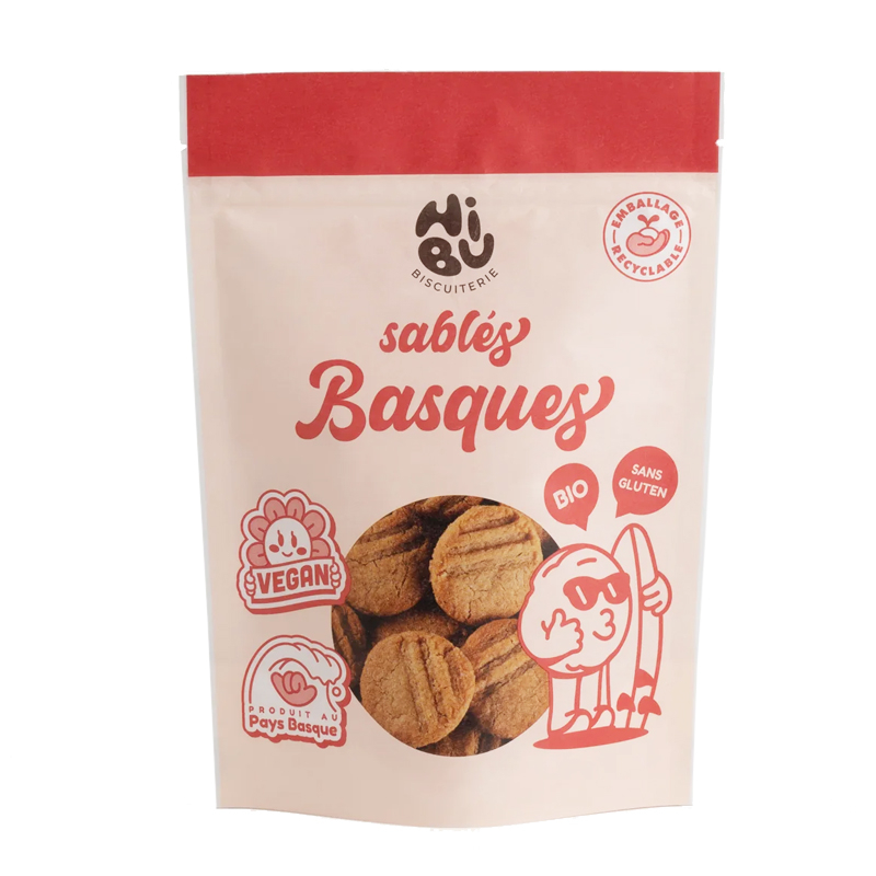 Sablés basque bio, vegan et sans gluten - 120g