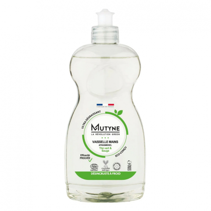 Liquide vaisselle écologique - Thé vert et sauge - 500ml