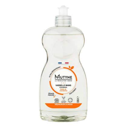 Liquide vaisselle main dégraissant - Zeste de mandarine - 500ml