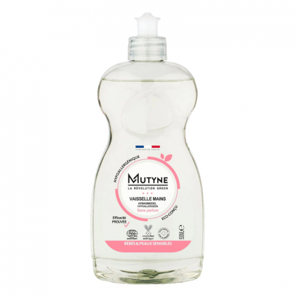 Liquide vaisselle main hypoallergénique - Bébé et peaux sensibles - 500ml