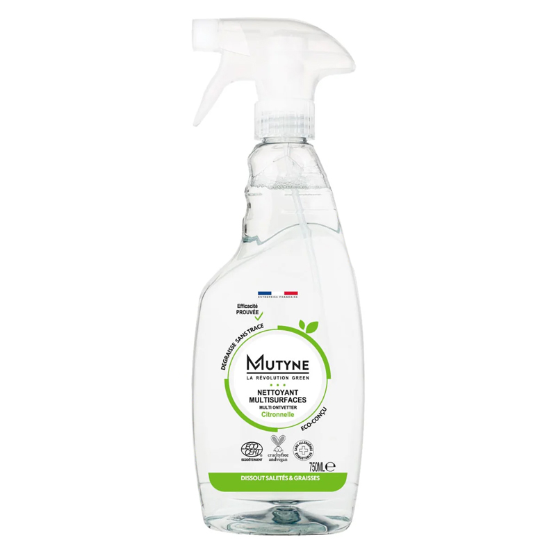 Spray dégraissant multisurfaces - Citronnelle - 750ml