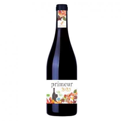 Primeur 2025 - Merlot rouge bio - 75cl