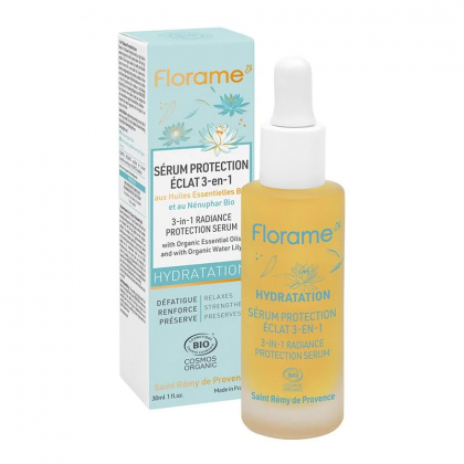 Sérum protection et éclat 3 en 1 au nénuphar bio - 50ml