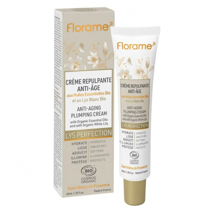 Crème repulpante anti-âge au lys blanc bio - 40ml