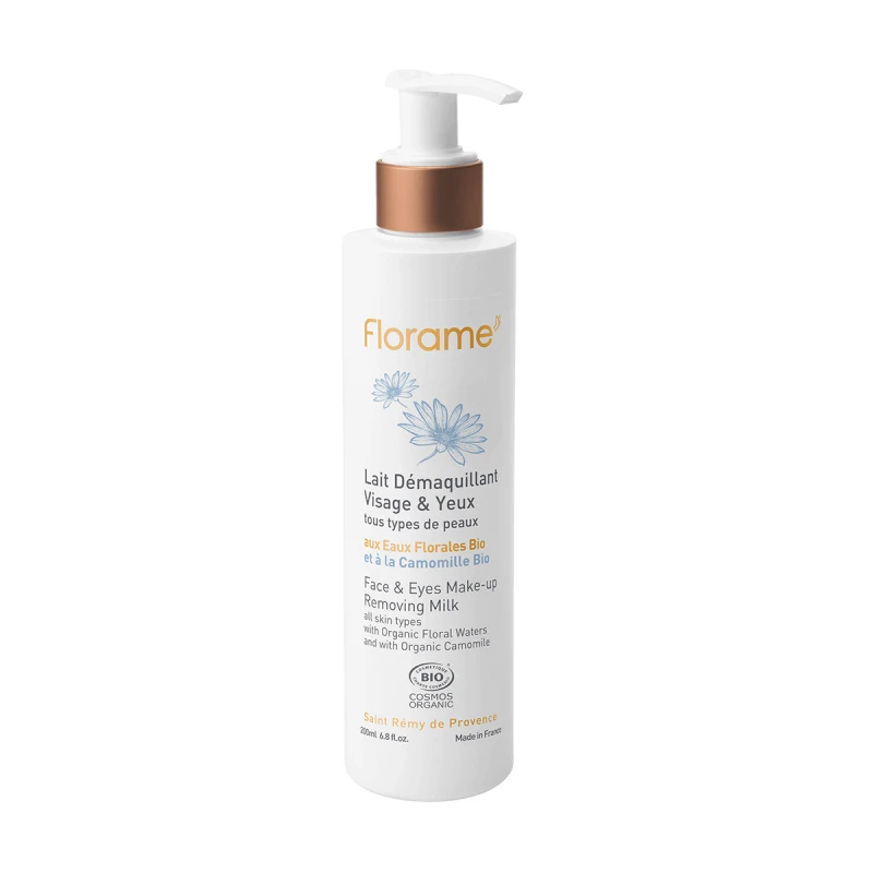 Lait démaquillant visage et yeux - 200ml