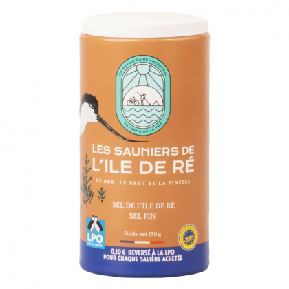 Sel fin de l'île de Ré bio et IGP - Salière de 150g