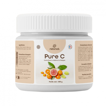 Pure C - Vitamine C naturelle en poudre - 500g