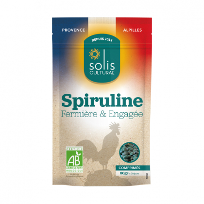 Spiruline bio en comprimés - Origine France - 80g