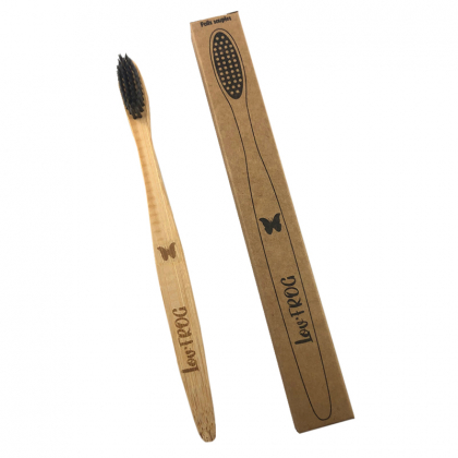 Brosse à dents souple en bambou pour adulte - Papillon