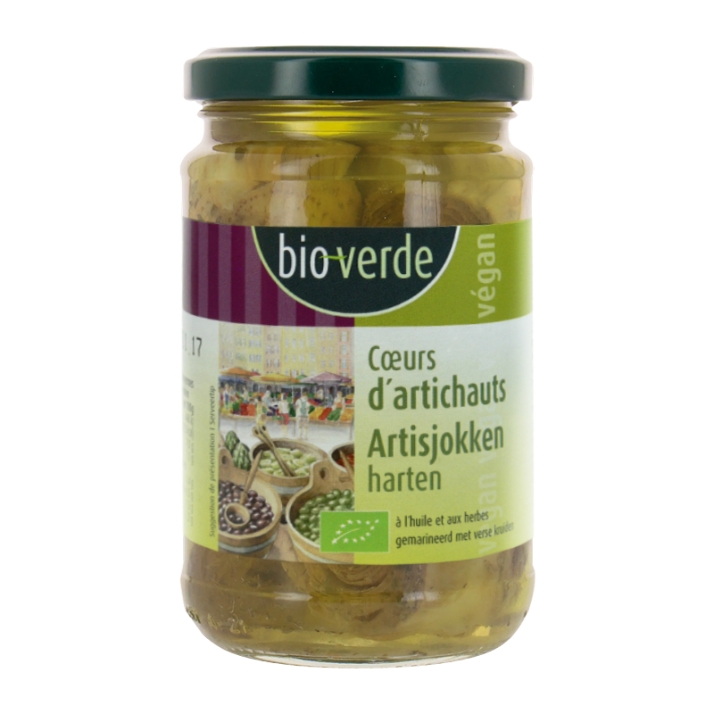 Coeurs d'artichauts bio à l'huile et aux herbes fraîches - 200g