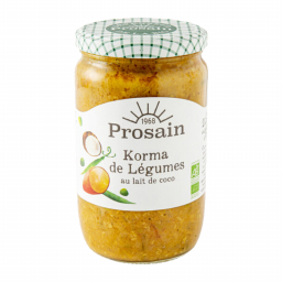 Korma de légumes bio au lait de coco - 680g Korma de légumes bio au lait de coco - 680g