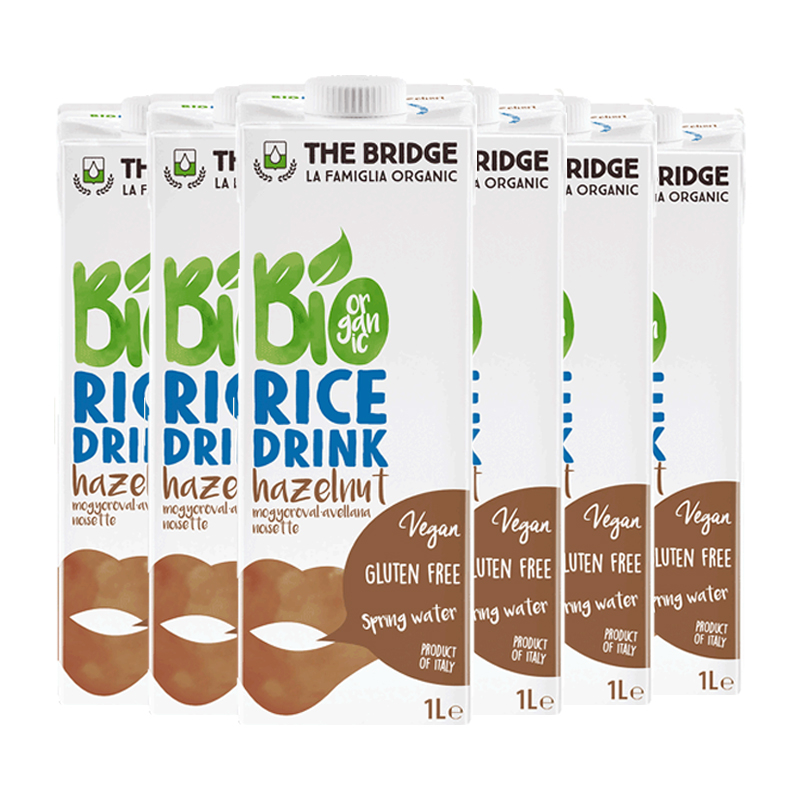 Boisson de riz et noisette - Lot de 6x1L Boisson de riz et noisette - Lot de 6x1L