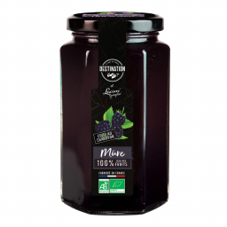 Confiture de mûres bio 100% fruits - 300g
