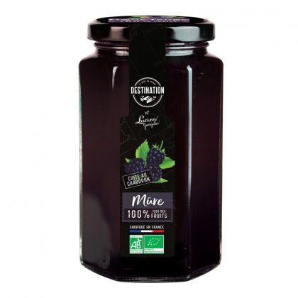Confiture de mûres bio 100% fruits - 300g