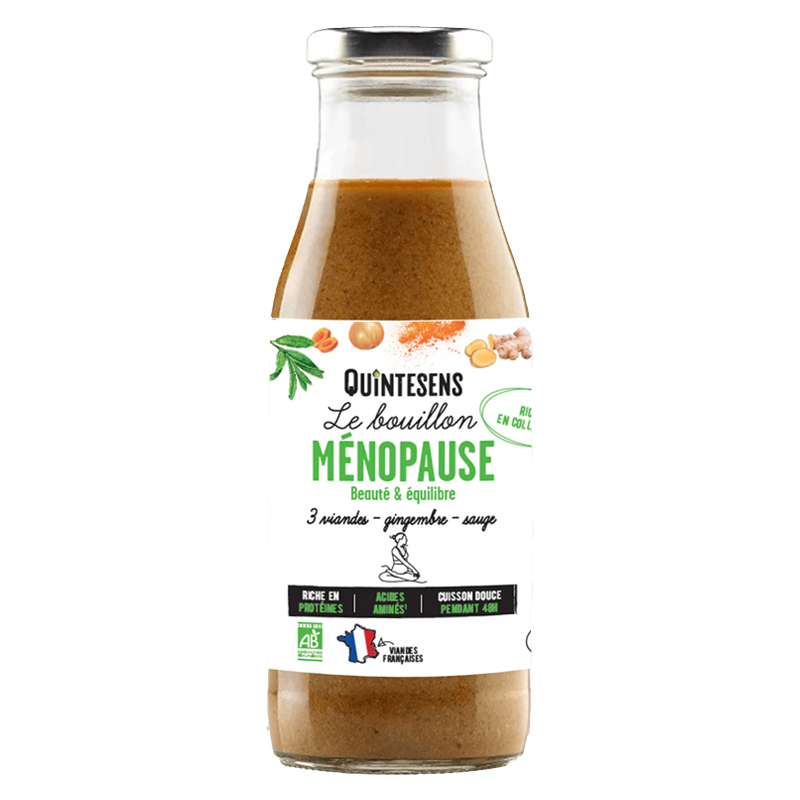 Bouillon de viande bio - Ménopause - 240ml