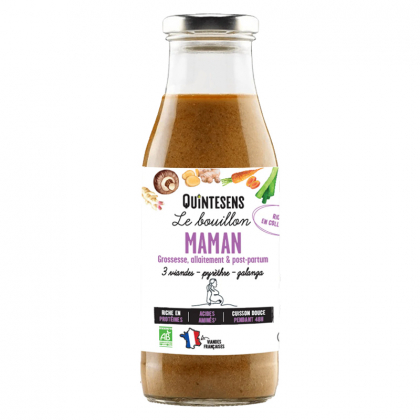 Bouillon de viande bio - Maman - 240ml