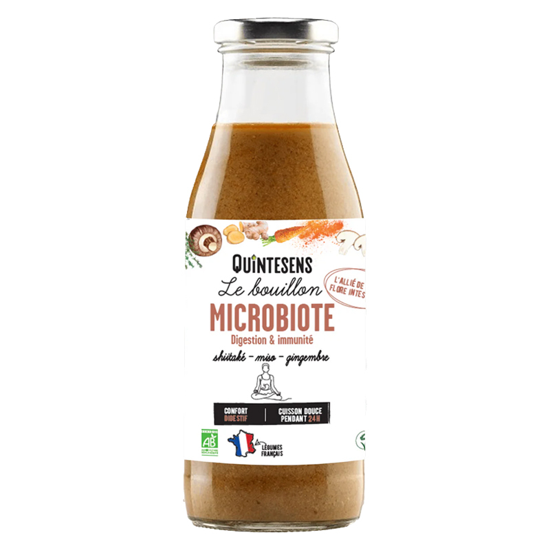 Bouillon végétal bio - Microbiote - 240ml