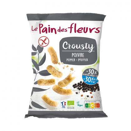 Crousty apéritif - Sarrasin poivre - 75g