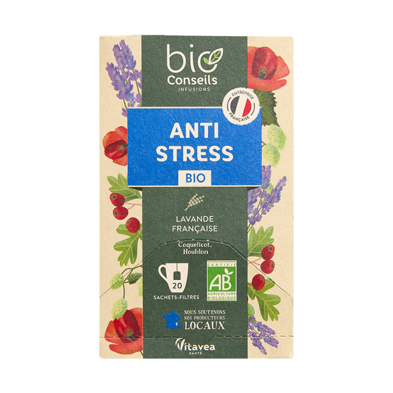 Infusion bio - Anti-stress - Boite de 20 sachets