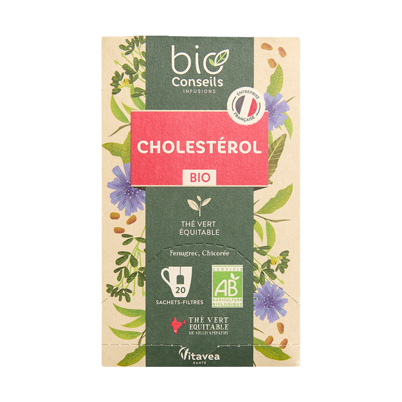 Infusion bio - Cholestérol - Boite de 20 sachets