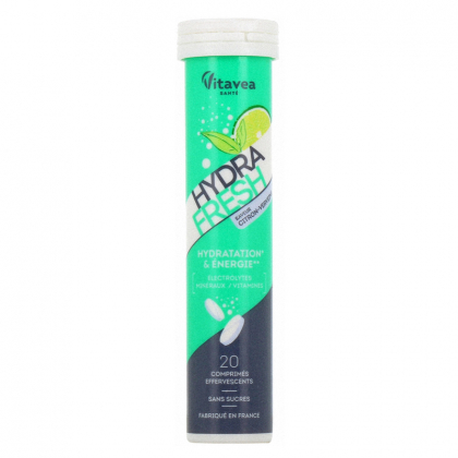 HydraFresh Citron-Verveine - 20 comprimés effervescents
