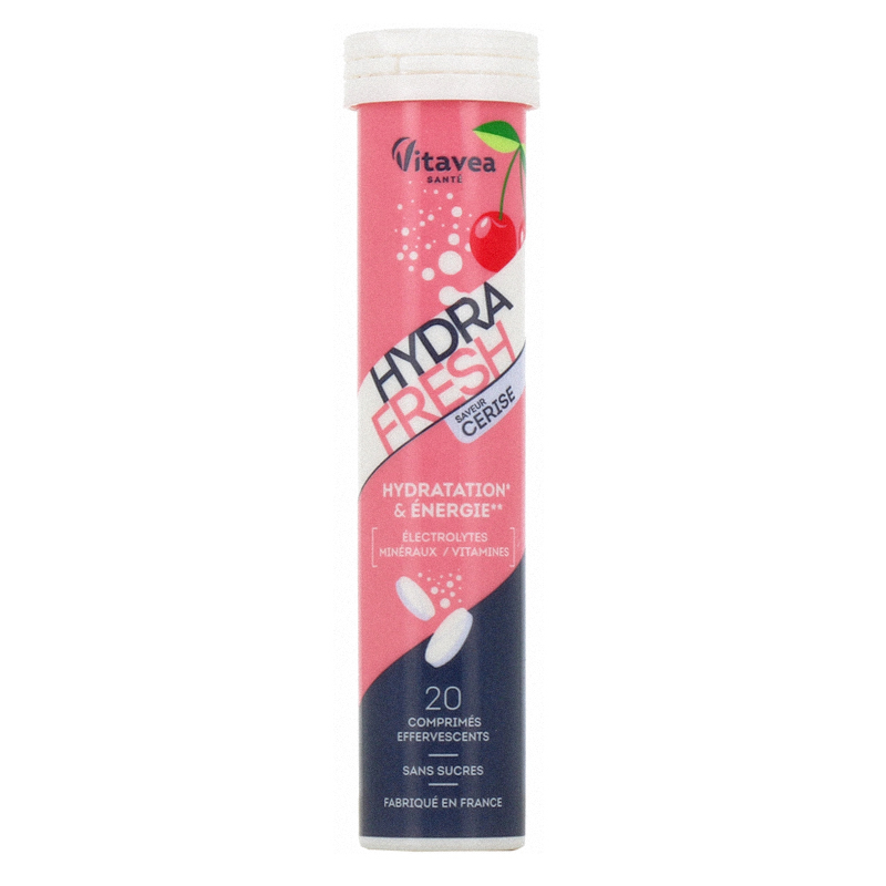 HydraFresh Cerise - 20 comprimés effervescents
