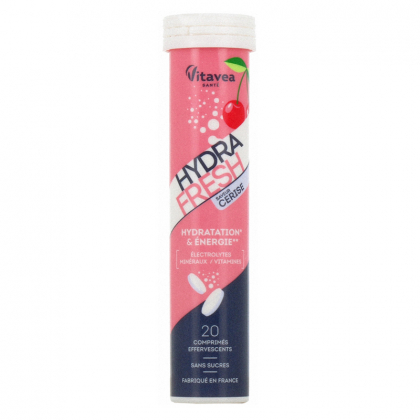 HydraFresh Cerise - 20 comprimés effervescents