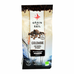 Café bio en grains pur arabica - Colombie Excelso - 500g