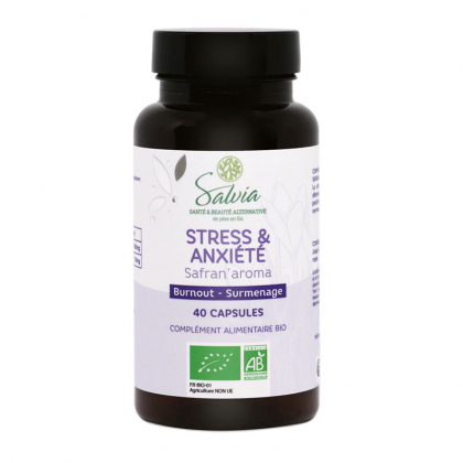 Safran'aroma Sérénité bio - 40 capsules
