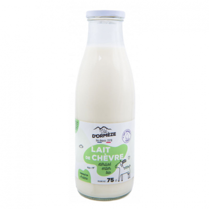 Lait de chèvre bio stérilisé entier - 75cl