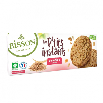 Biscuits bio aux céréales Les p'tits instants - 150g