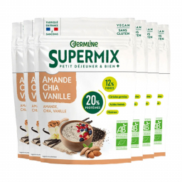 Super mix amande, chia et vanille - Lot de 6x350g